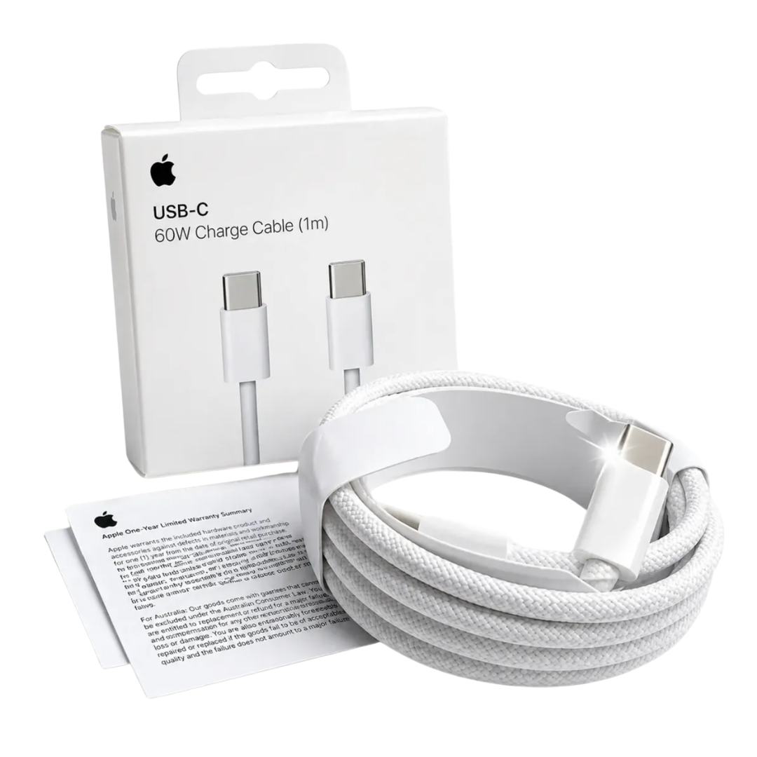 Cabo USB-C Apple de 60 W e 1 metro com embalagem